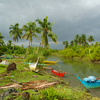 Local fishing boats nr Calapan, MIndoro, Philippines