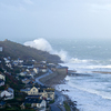 Storms in Sennon Cove, Cornwall - February 2014