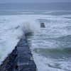 Storms in Sennon Cove, Cornwall - February 2014
