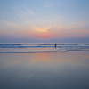 Sunset over Fistral, Newquay
