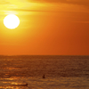 Sunset over Fistral, Newquay