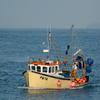 Coming home from work - Danny Gilbert & Jon Martin - Newquay Harbour, Cornwall