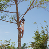 Mangyan Child playing at school, Baclayan, Mindoro, Philippines