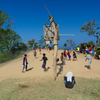 Mangyan people playing basketball on top of a mountain! Baclayan, Mindoro, Philippines