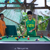 Mangyan locals playing poker pool!, Mindoro, Philippines