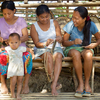 In Baclayan we visited Marilyn Tupas, who with a group of 22 Mangyan women basket weave and share the income.